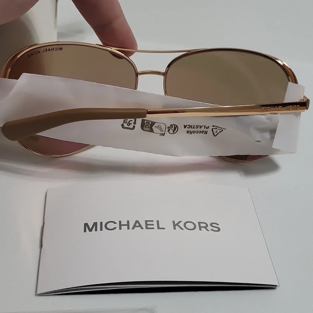 Michael Kors Rose Gold Womens Sunglasses